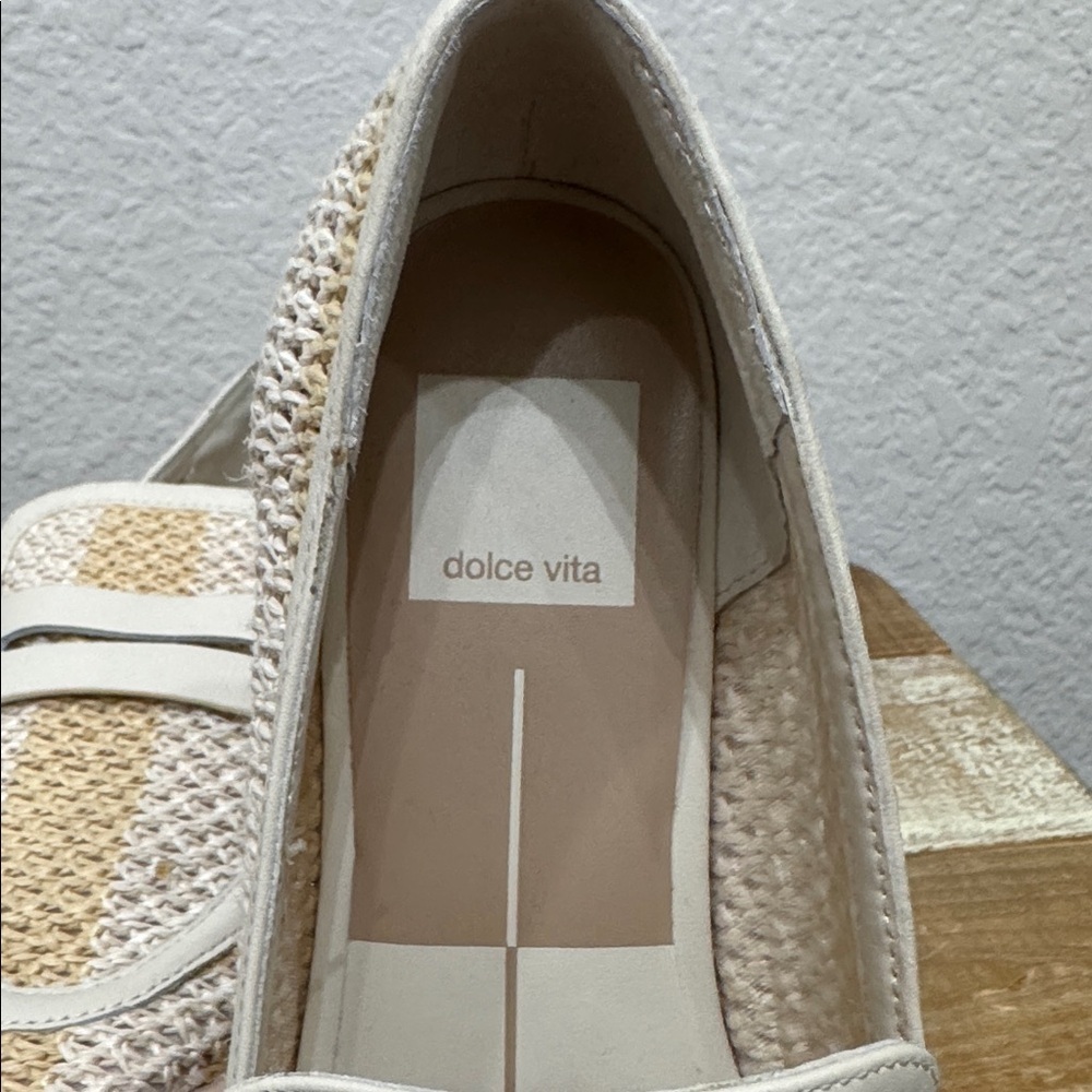 Dolce Vita Halley Rafia Slip On Loafer Size 8 - Picture 6 of 8
